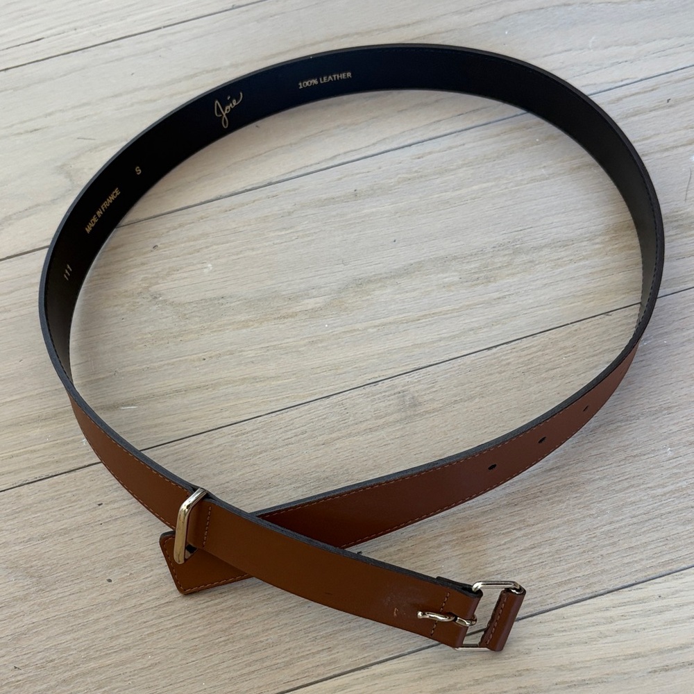 Joie Brown Leather Belt